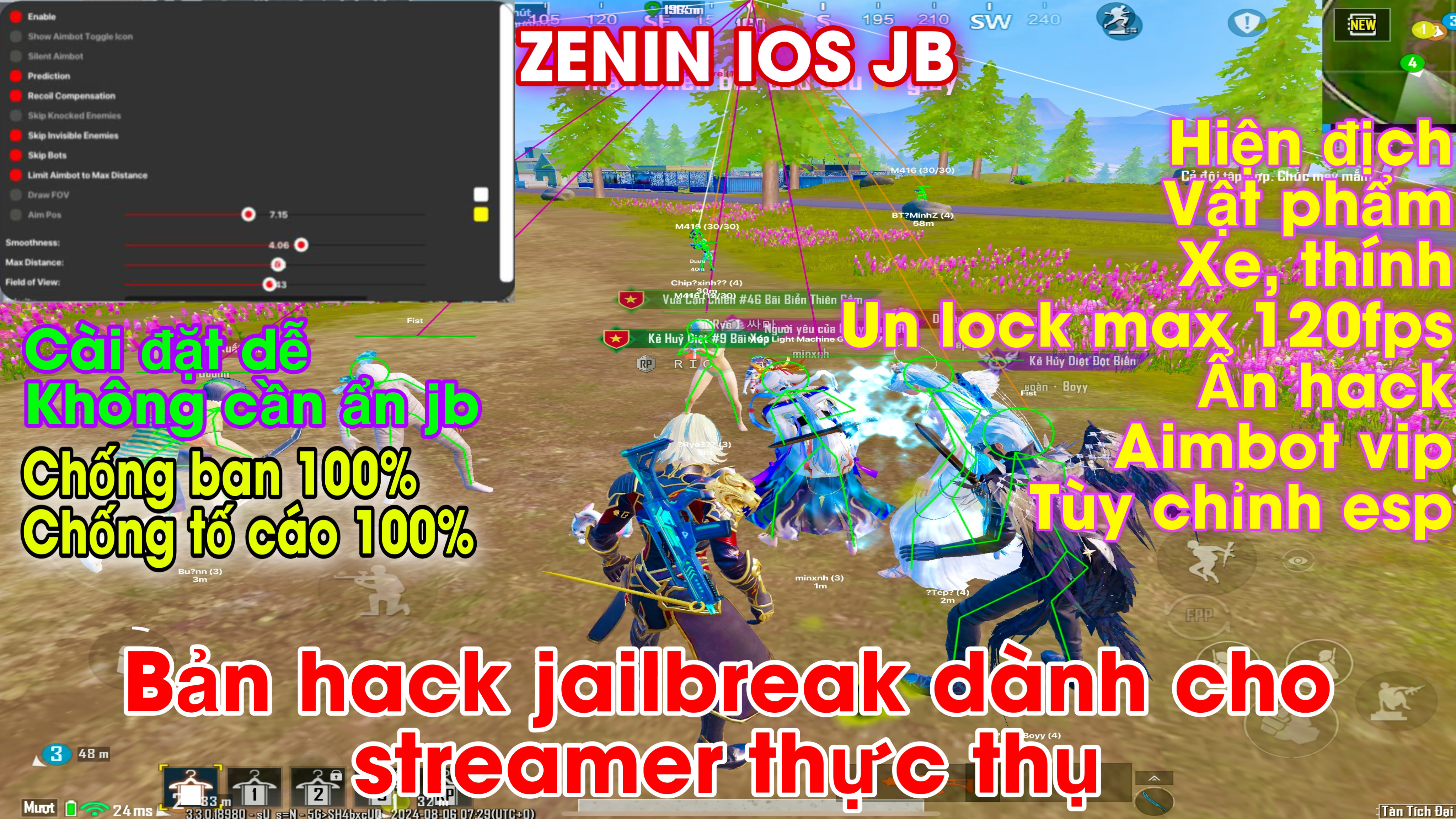 Hack BẢN OSIRIS ZENIN IOS JB